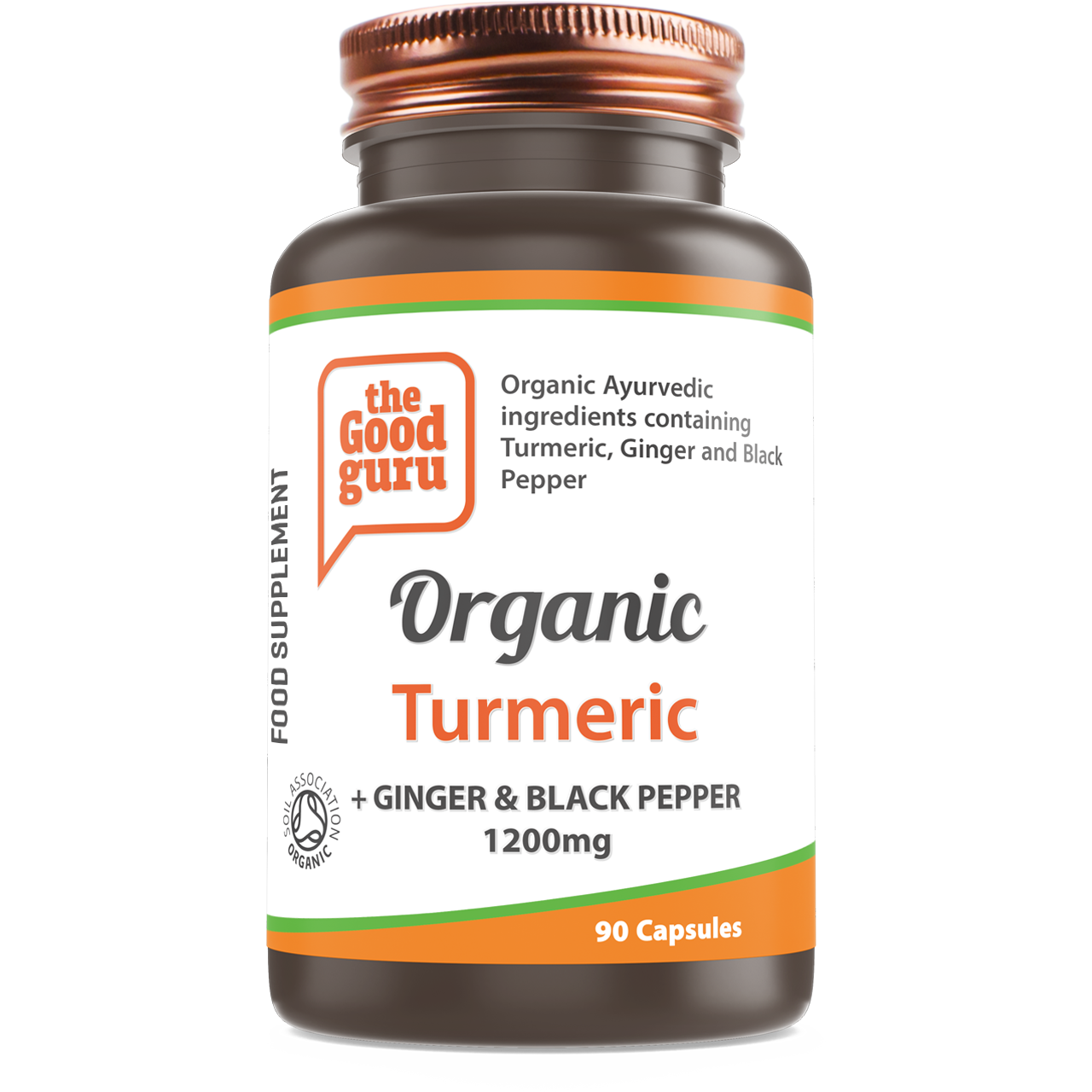 Organic Turmeric, Ginger & BP